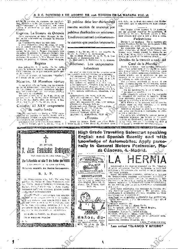 ABC MADRID 08-08-1926 página 38