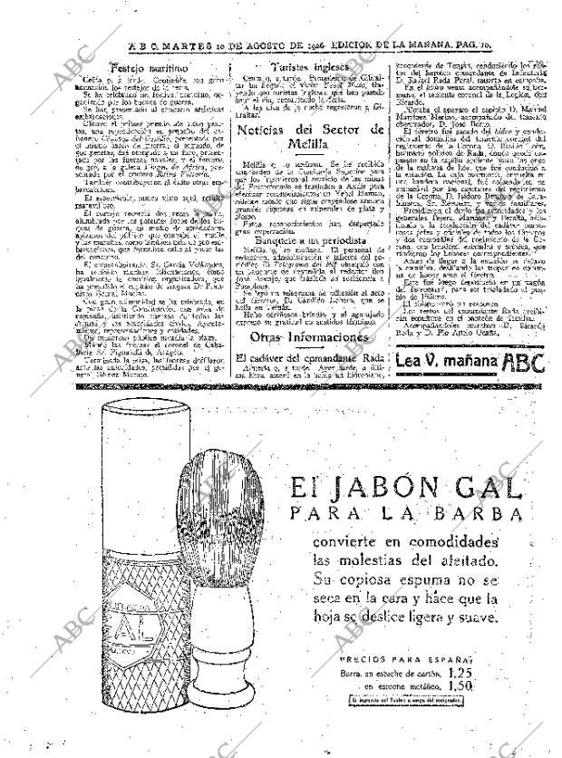 ABC MADRID 10-08-1926 página 10