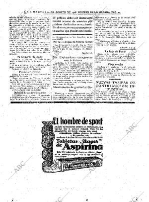 ABC MADRID 10-08-1926 página 20