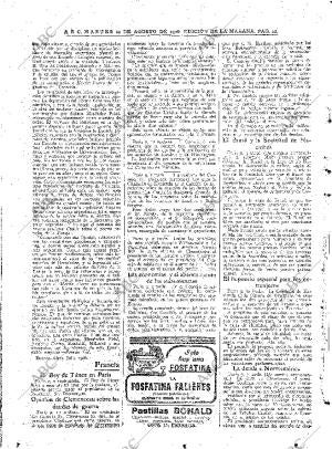 ABC MADRID 10-08-1926 página 22