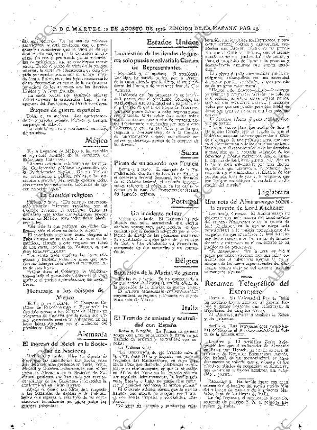 ABC MADRID 10-08-1926 página 23