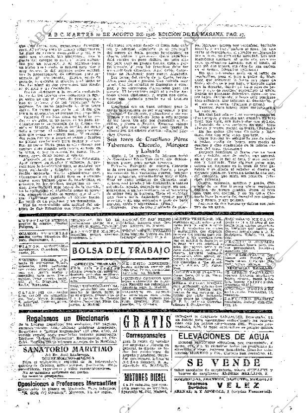 ABC MADRID 10-08-1926 página 27
