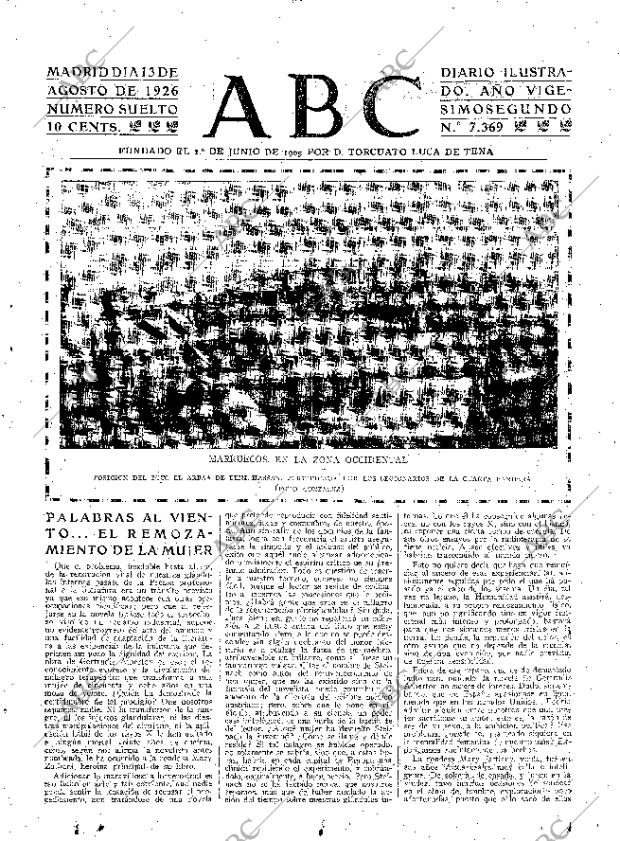 ABC MADRID 13-08-1926 página 3