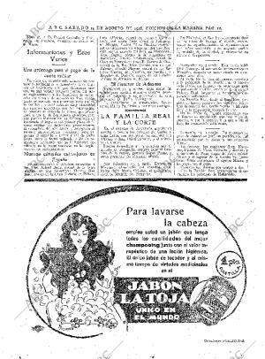 ABC MADRID 14-08-1926 página 12