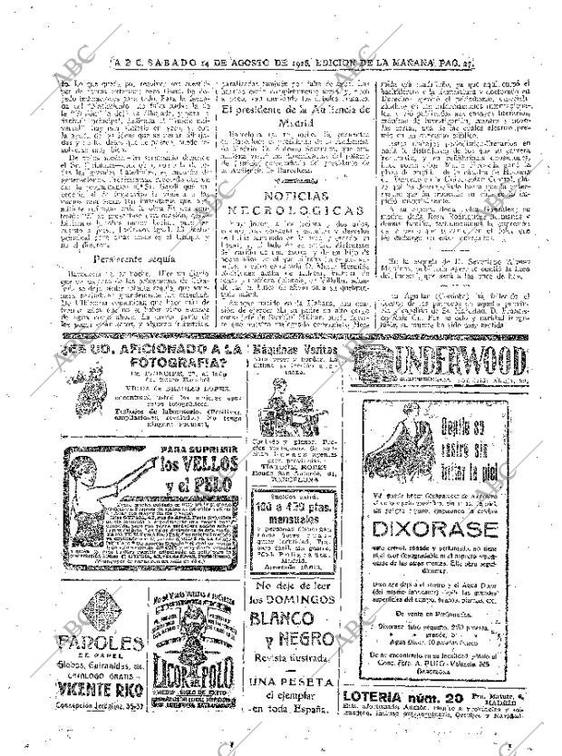ABC MADRID 14-08-1926 página 27