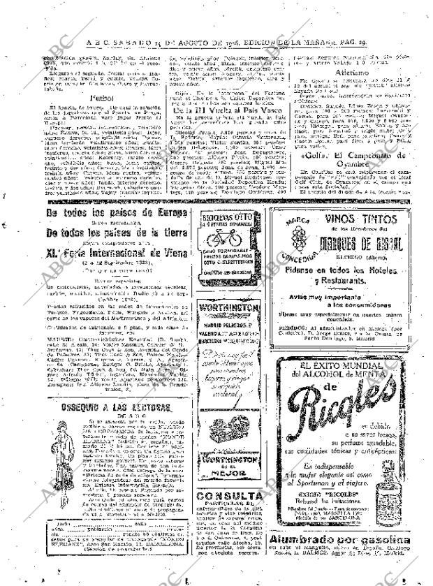 ABC MADRID 14-08-1926 página 29