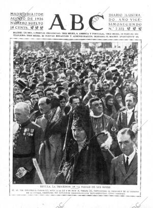 ABC MADRID 17-08-1926 página 1
