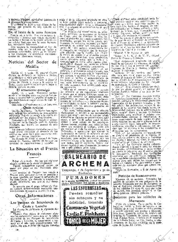 ABC MADRID 17-08-1926 página 10