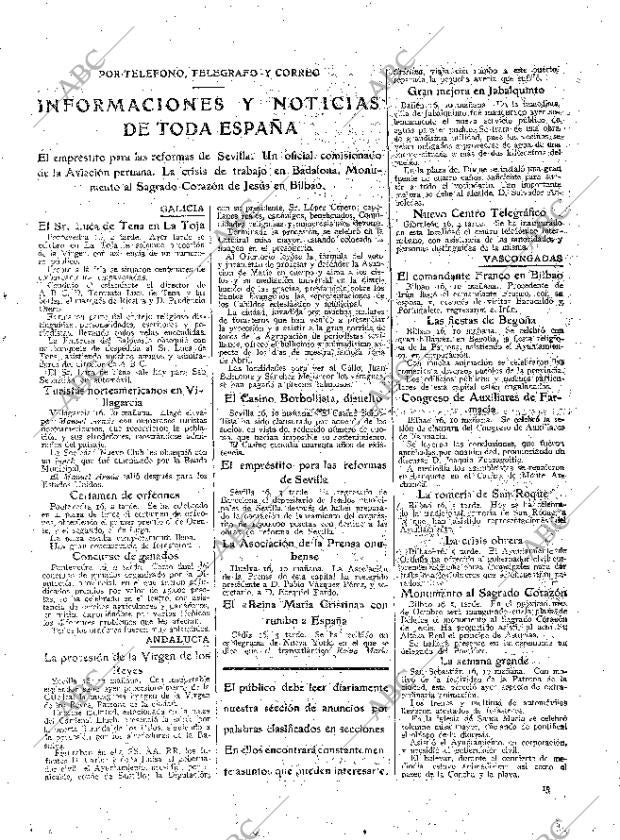 ABC MADRID 17-08-1926 página 15