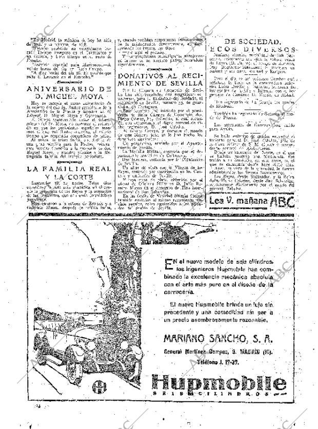 ABC MADRID 19-08-1926 página 14