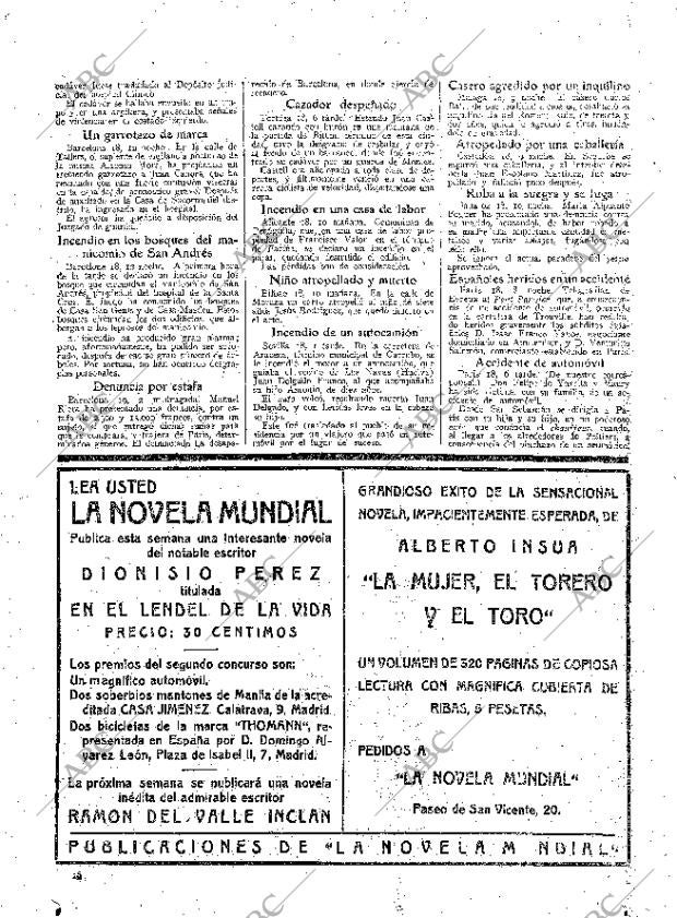 ABC MADRID 19-08-1926 página 16