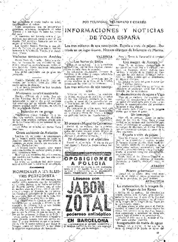 ABC MADRID 19-08-1926 página 17
