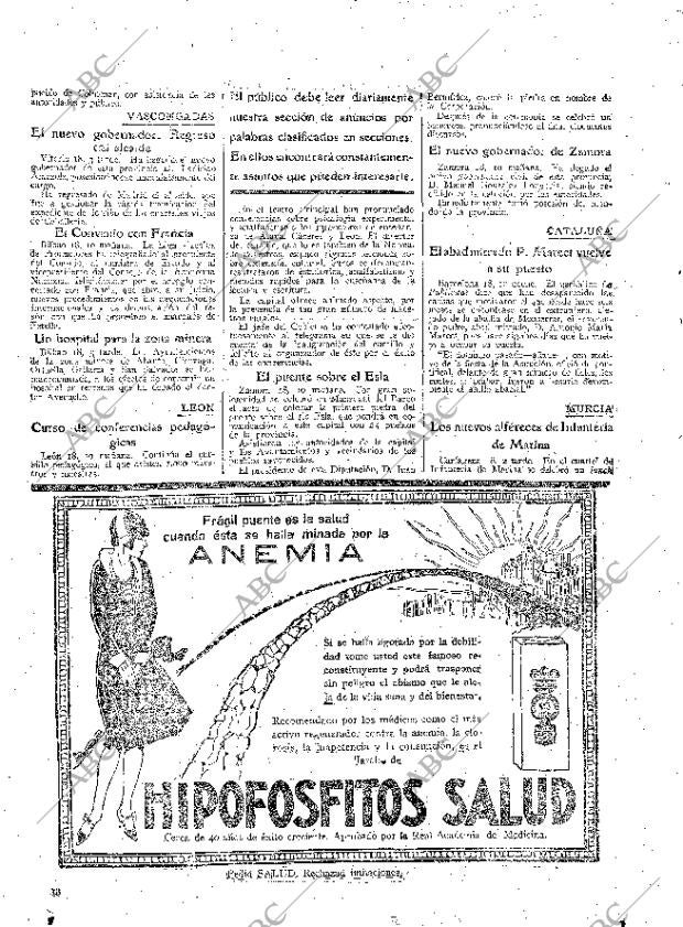 ABC MADRID 19-08-1926 página 18