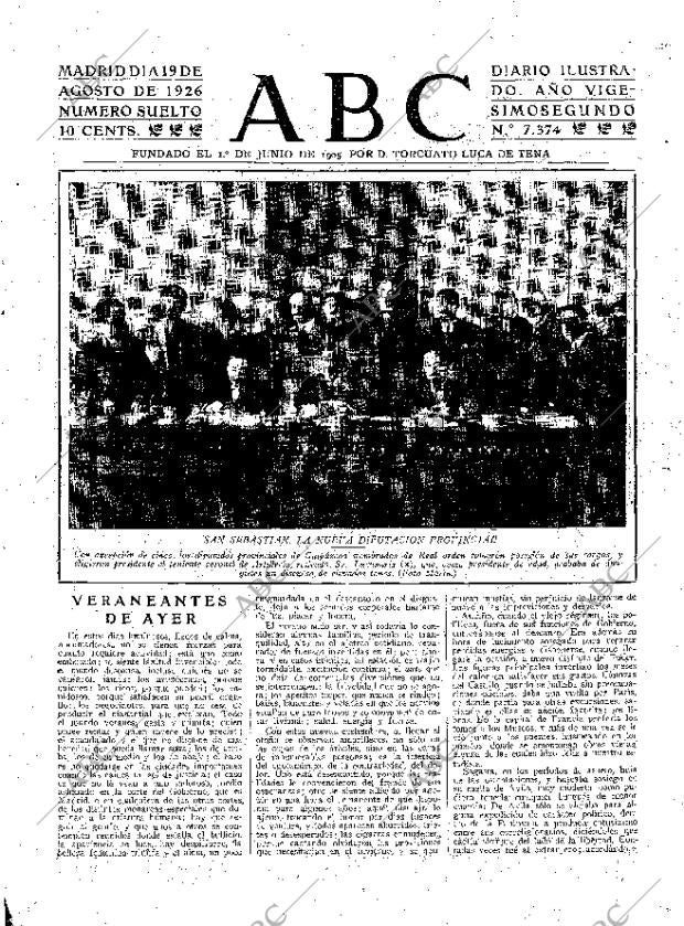 ABC MADRID 19-08-1926 página 3