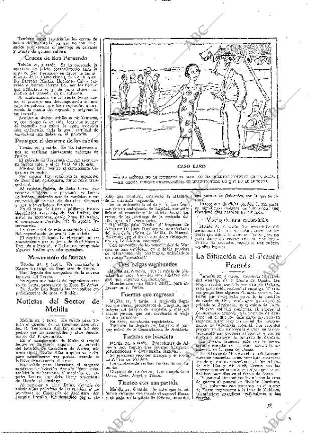 ABC MADRID 22-08-1926 página 17