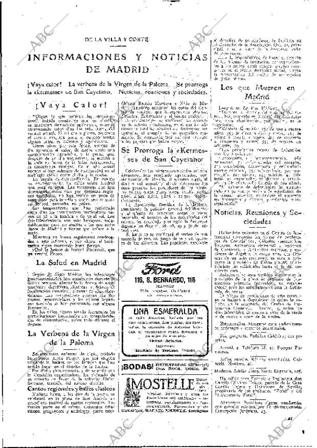 ABC MADRID 22-08-1926 página 21