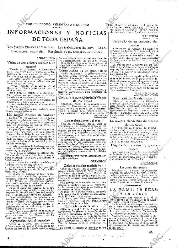 ABC MADRID 22-08-1926 página 29