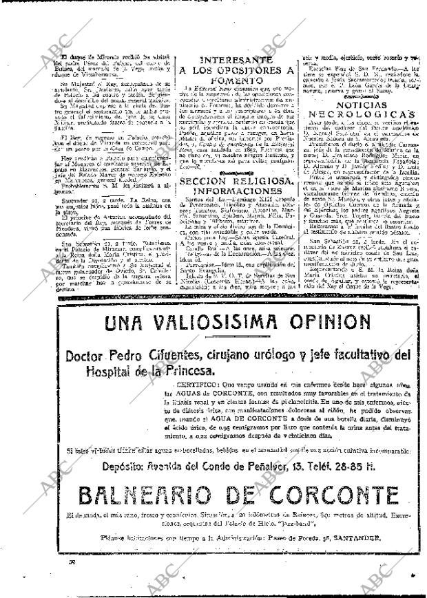 ABC MADRID 22-08-1926 página 30