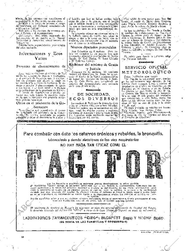 ABC MADRID 24-08-1926 página 12