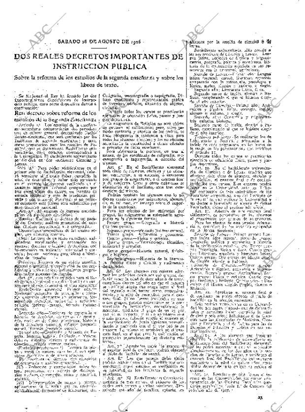 ABC MADRID 28-08-1926 página 13