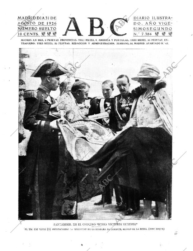ABC MADRID 31-08-1926 página 1