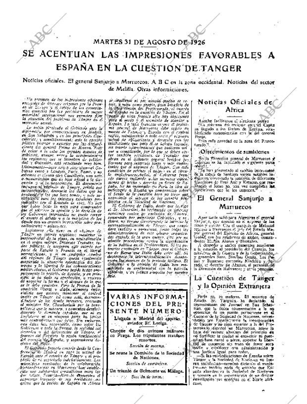 ABC MADRID 31-08-1926 página 9