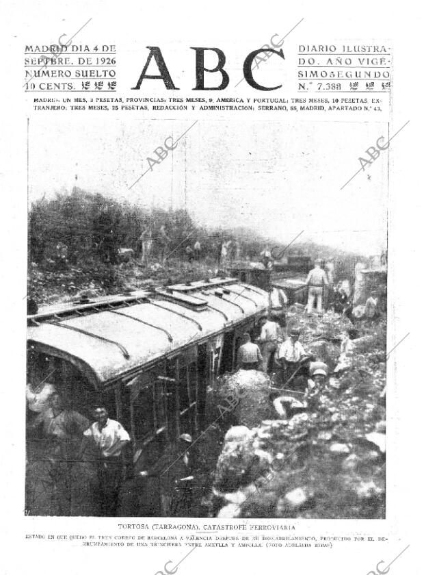 ABC MADRID 04-09-1926 página 1