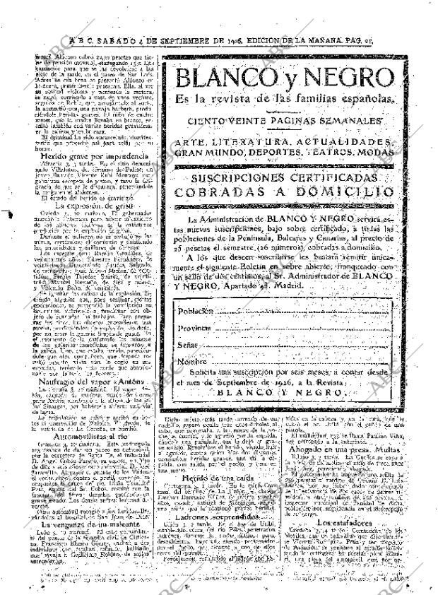 ABC MADRID 04-09-1926 página 21