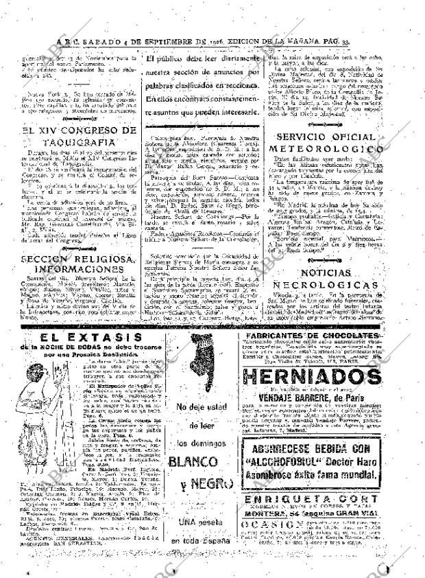 ABC MADRID 04-09-1926 página 33