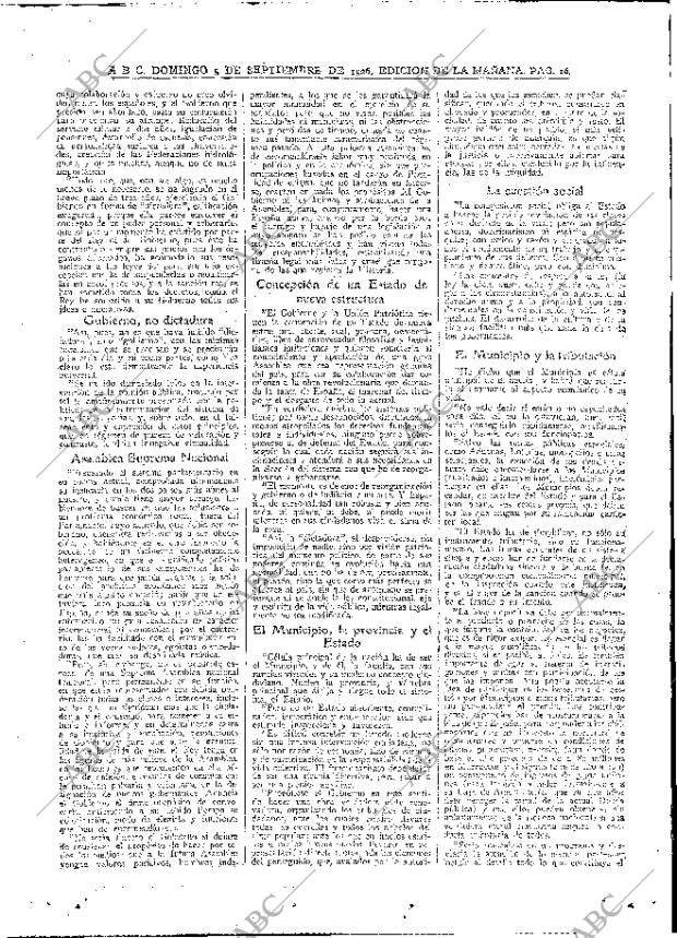 ABC MADRID 05-09-1926 página 16