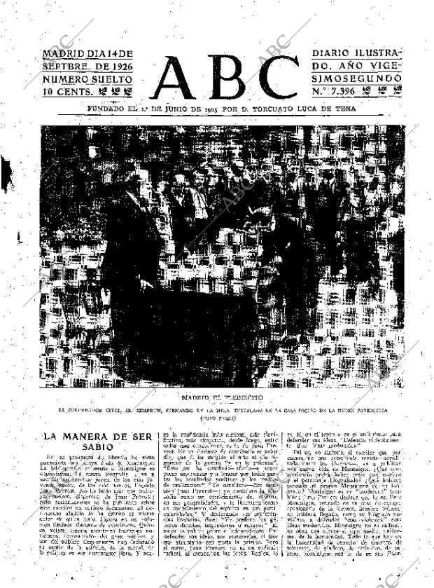 ABC MADRID 14-09-1926 página 3