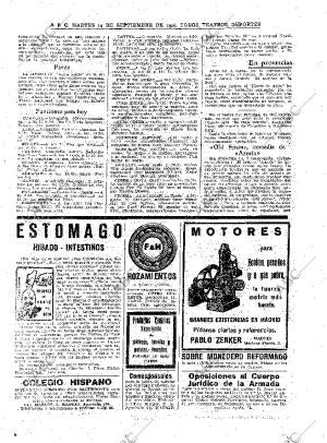 ABC MADRID 14-09-1926 página 33