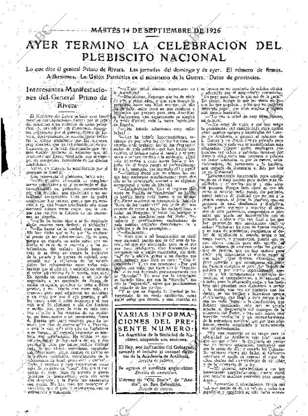 ABC MADRID 14-09-1926 página 9