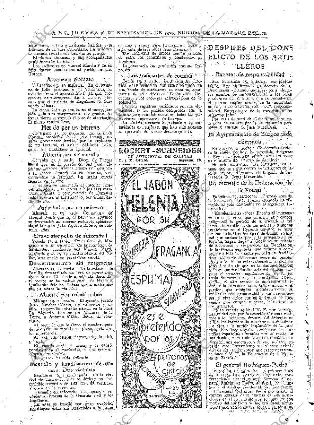 ABC MADRID 16-09-1926 página 20