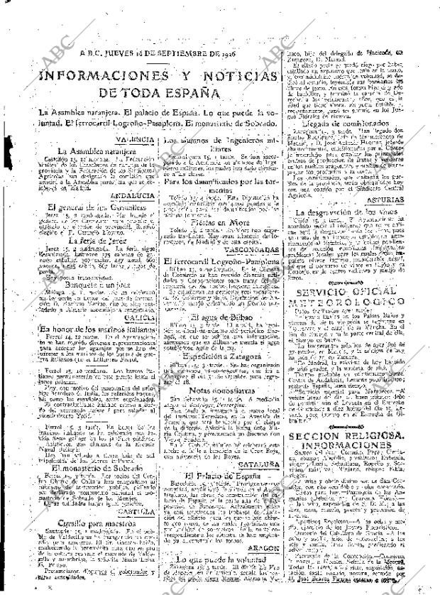 ABC MADRID 16-09-1926 página 23