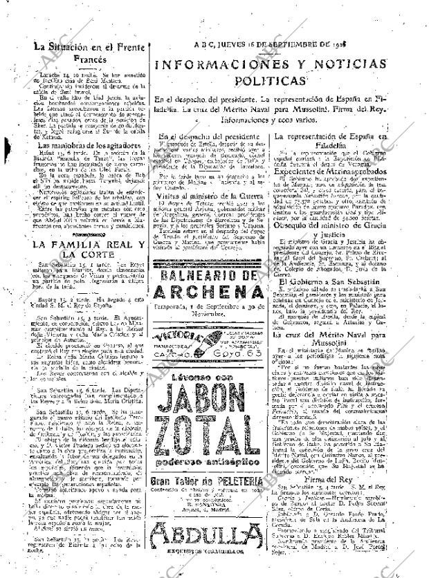ABC MADRID 16-09-1926 página 9
