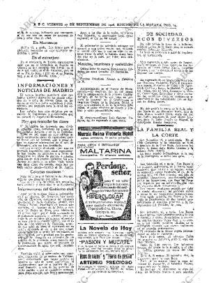 ABC MADRID 17-09-1926 página 14