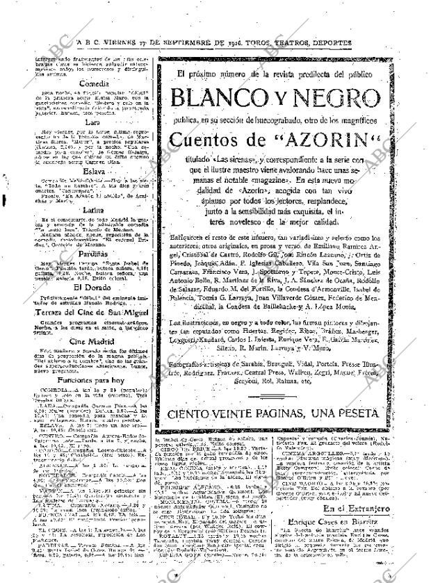 ABC MADRID 17-09-1926 página 25
