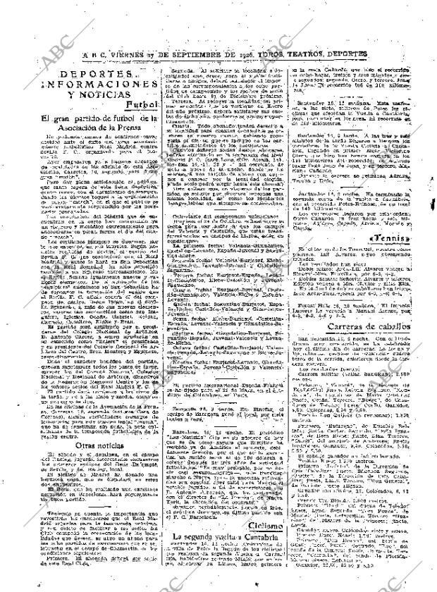 ABC MADRID 17-09-1926 página 26