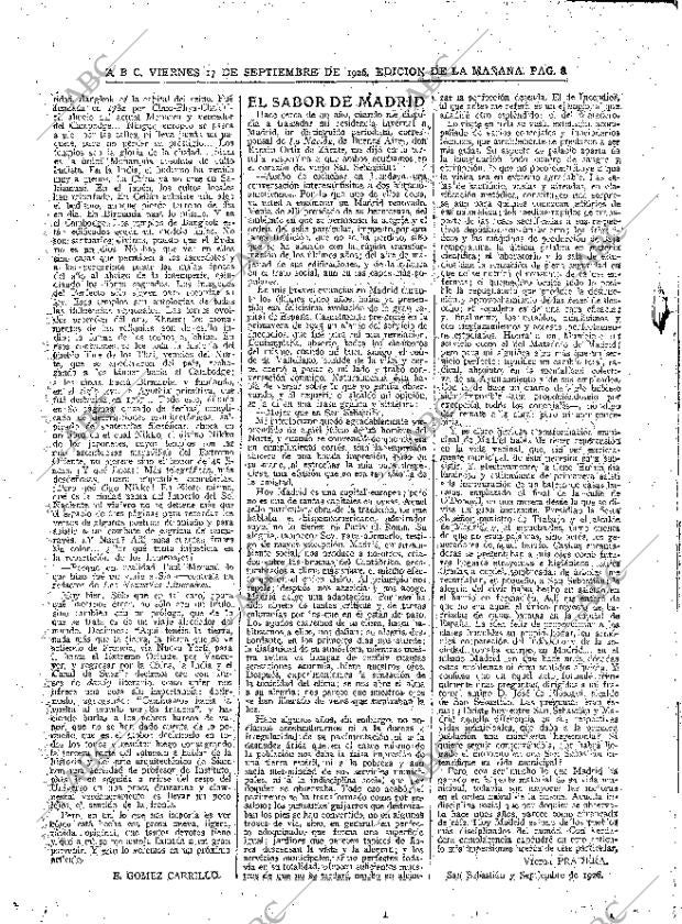 ABC MADRID 17-09-1926 página 8