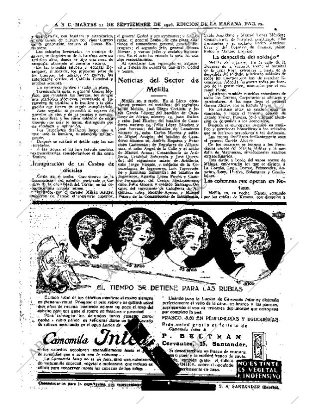 ABC MADRID 21-09-1926 página 22