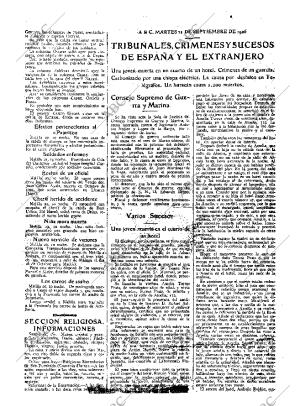 ABC MADRID 21-09-1926 página 23