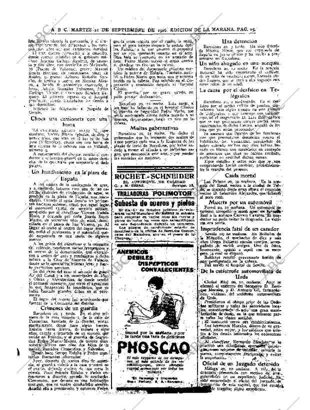 ABC MADRID 21-09-1926 página 25