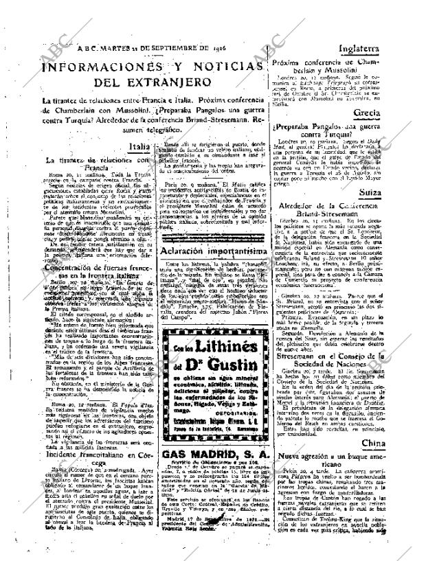 ABC MADRID 21-09-1926 página 30