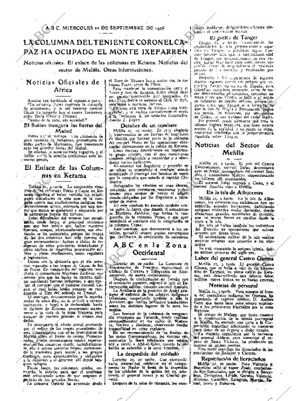 ABC MADRID 22-09-1926 página 17