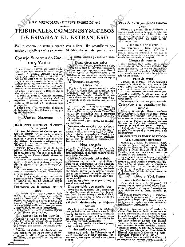 ABC MADRID 22-09-1926 página 19