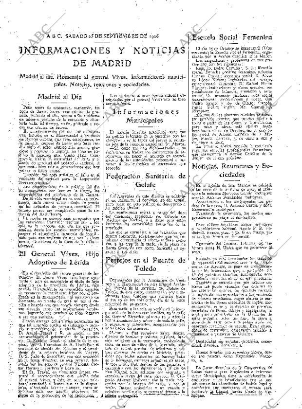 ABC MADRID 25-09-1926 página 19