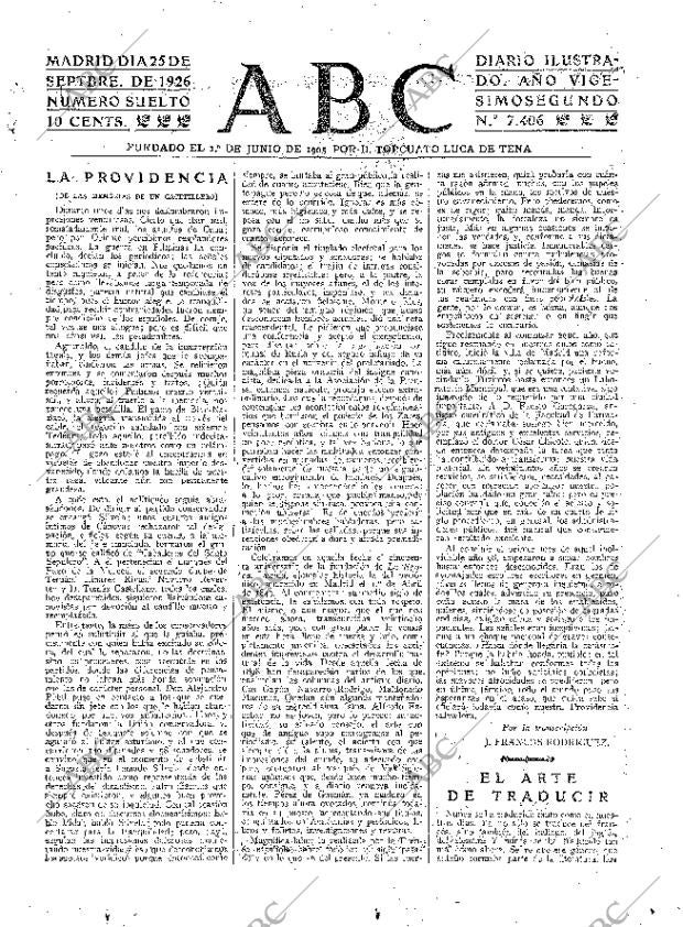 ABC MADRID 25-09-1926 página 3