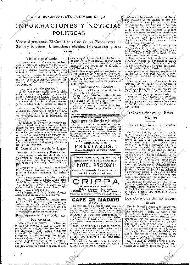 ABC MADRID 26-09-1926 página 17