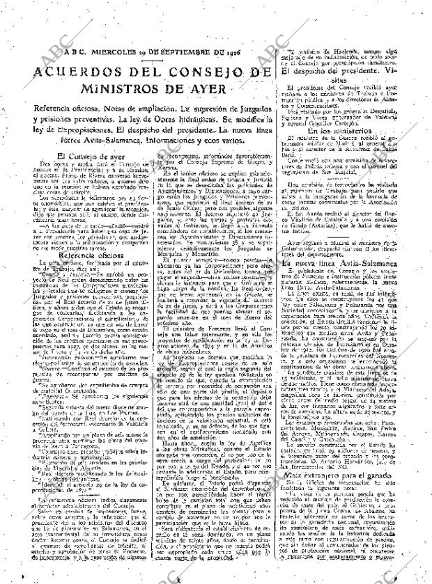 ABC MADRID 29-09-1926 página 17